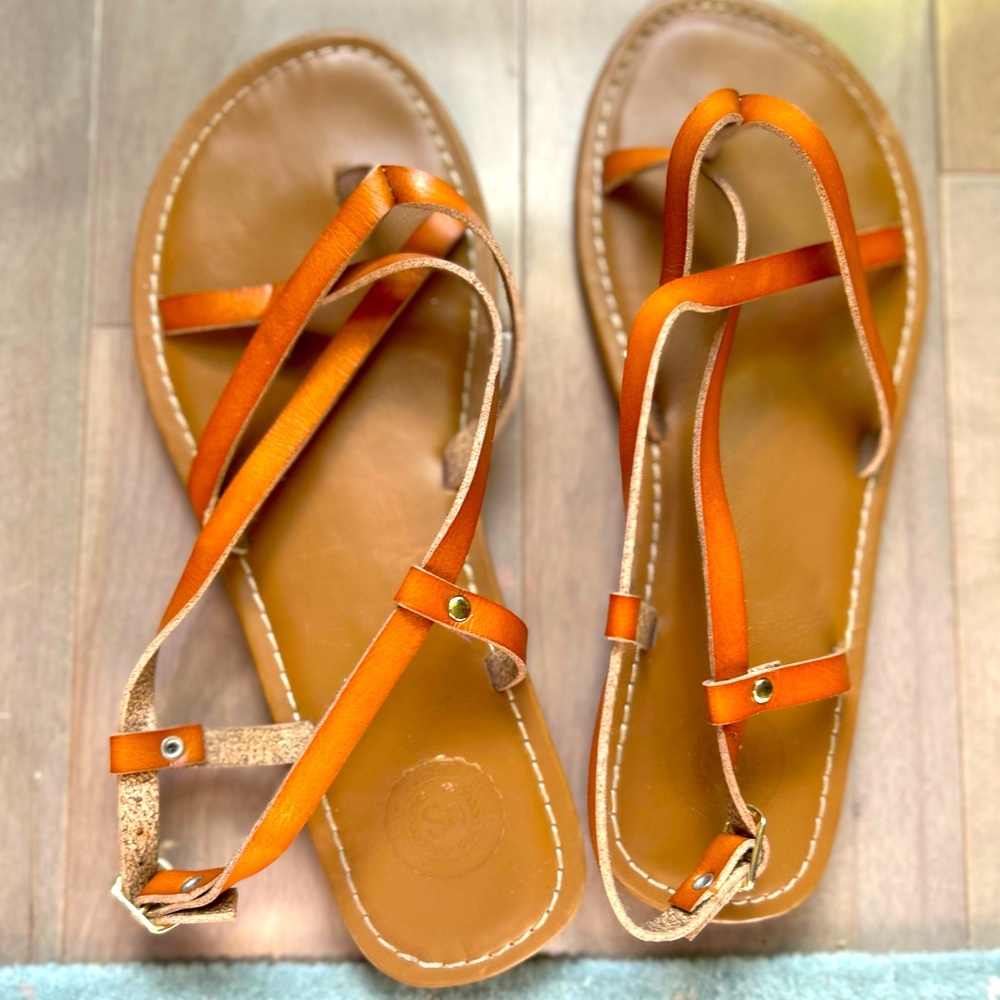 Brown Leather Sandals